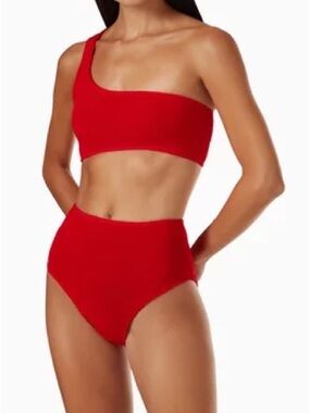 Bond-Eye Baywatch Red Bikini Set
